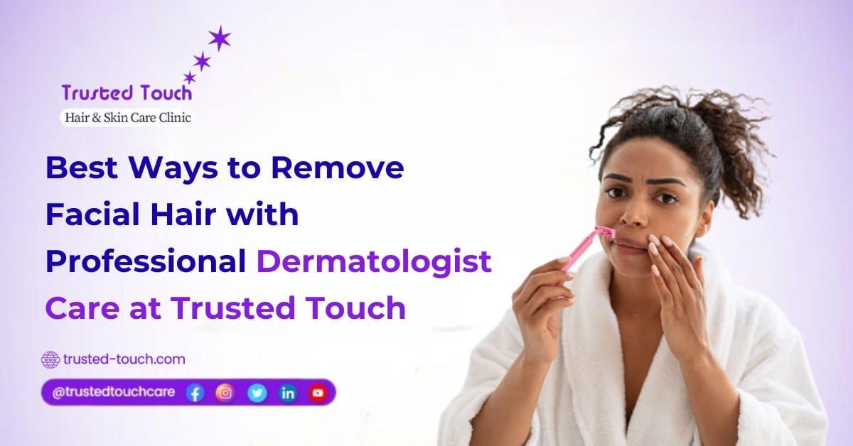 Best Ways to Remove Facial Hair with Professional Dermatologist Care at Trusted Touch